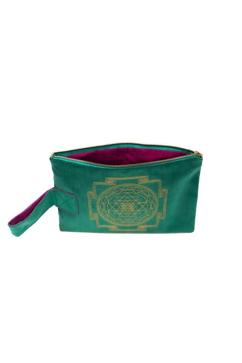 Ayanas - Sri Yantra Clutch Çanta - Jade - Clutch