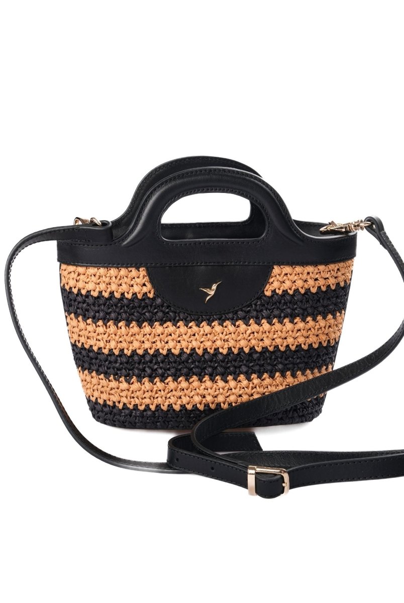 Ayya Design - Hummingbird Stripe Bag Black - Omuz Çantası