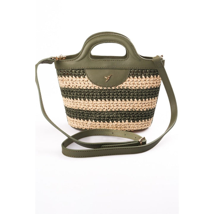 Ayya Design - Hummingbird Stripe Bag Green - Omuz Çantası