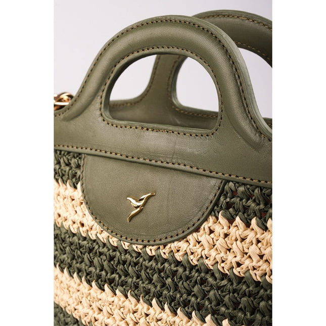 Ayya Design - Hummingbird Stripe Bag Green - Omuz Çantası