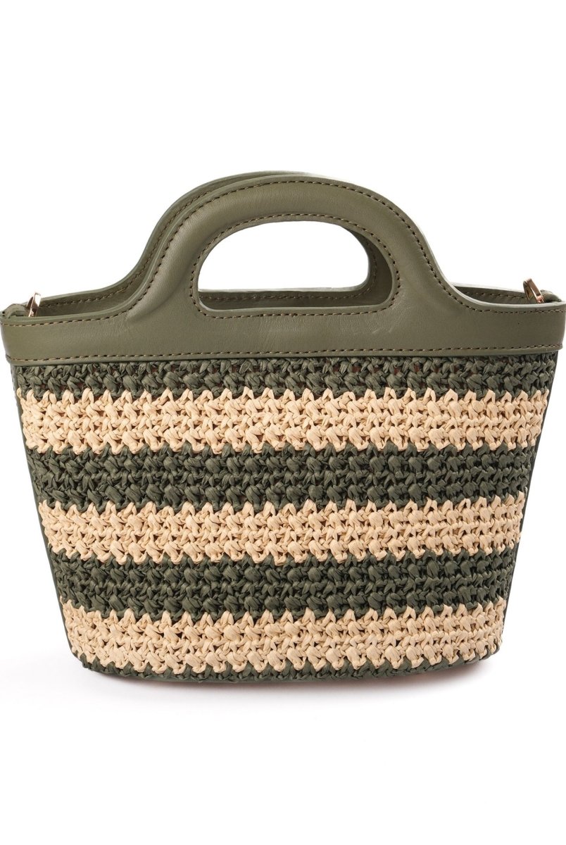 Ayya Design - Hummingbird Stripe Bag Green - Omuz Çantası