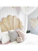 Hasırlı Daisy Rattan Yatak Başı