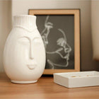 Beige & Stone - Ruddy Face Vazo (Beyaz) - Vazo
