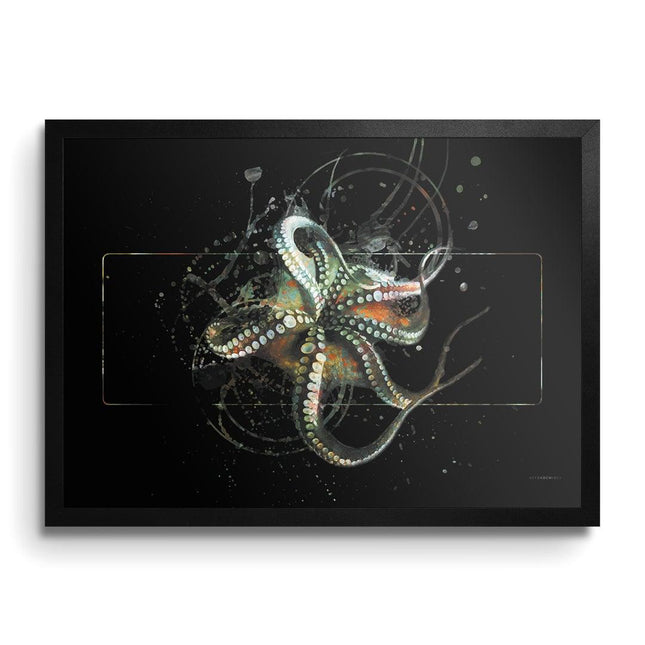Beyza Demirci - Colorful Octopus Baskı (Çerçevesiz) - Baskı