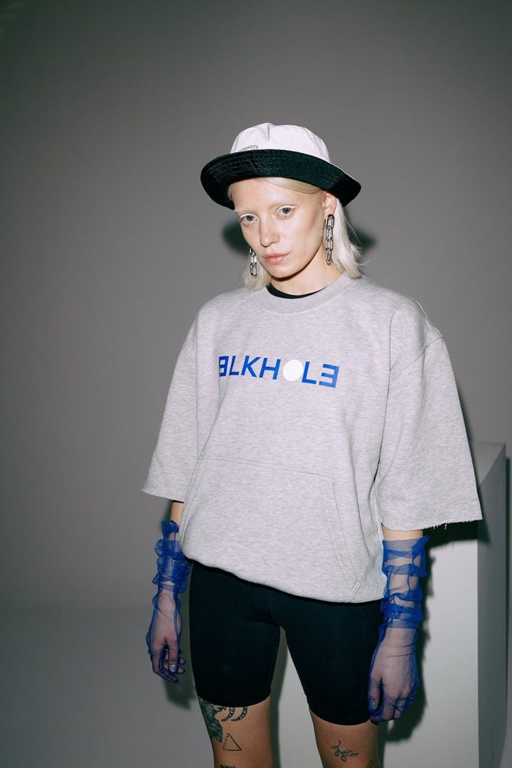 BLKHOLE - Gen α Kısa Kollu Oversize Sweatshirt - Sweatshirt