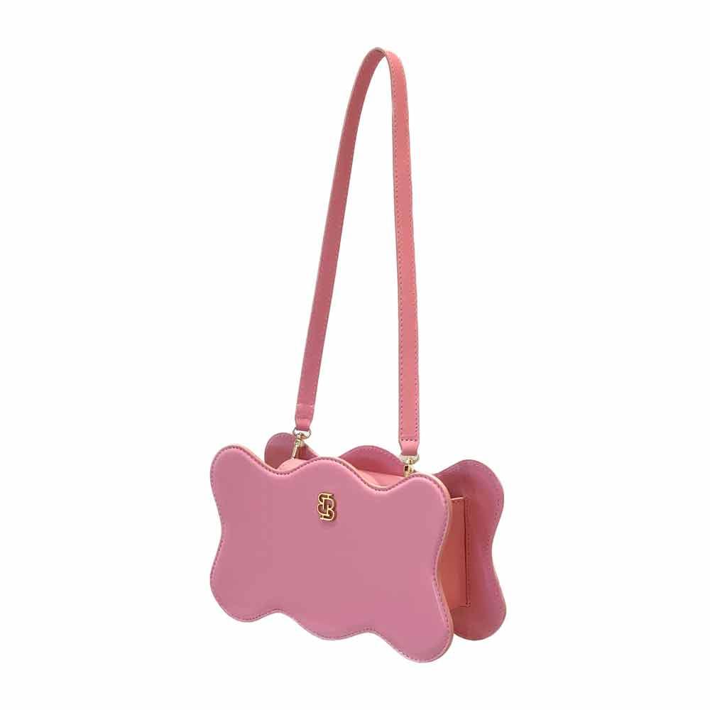 Bloomsbury - Leo Baguette Bag - Pembe - Omuz Çantası