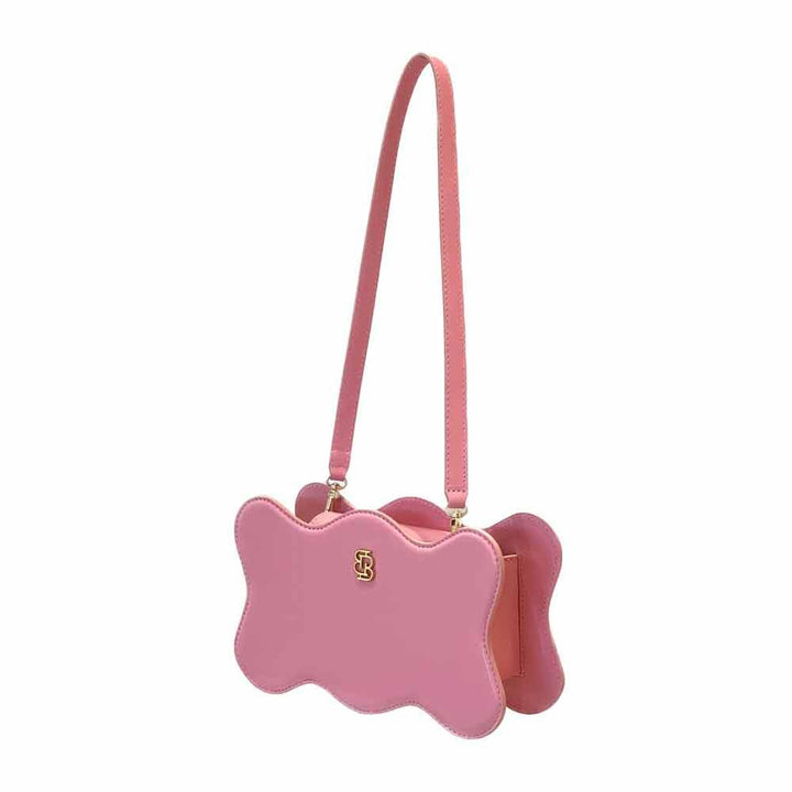 Bloomsbury - Leo Baguette Bag - Pembe - Omuz Çantası