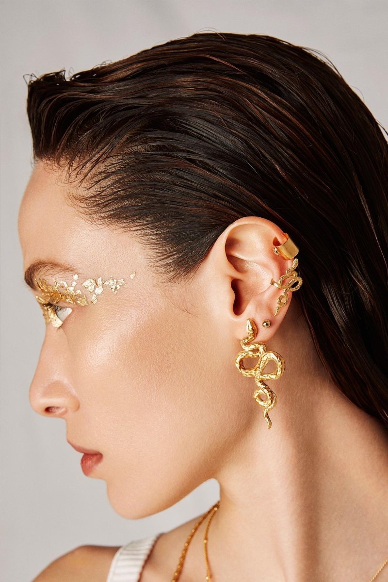 Bodhita - Naga Earcuff Küpe - Küpe