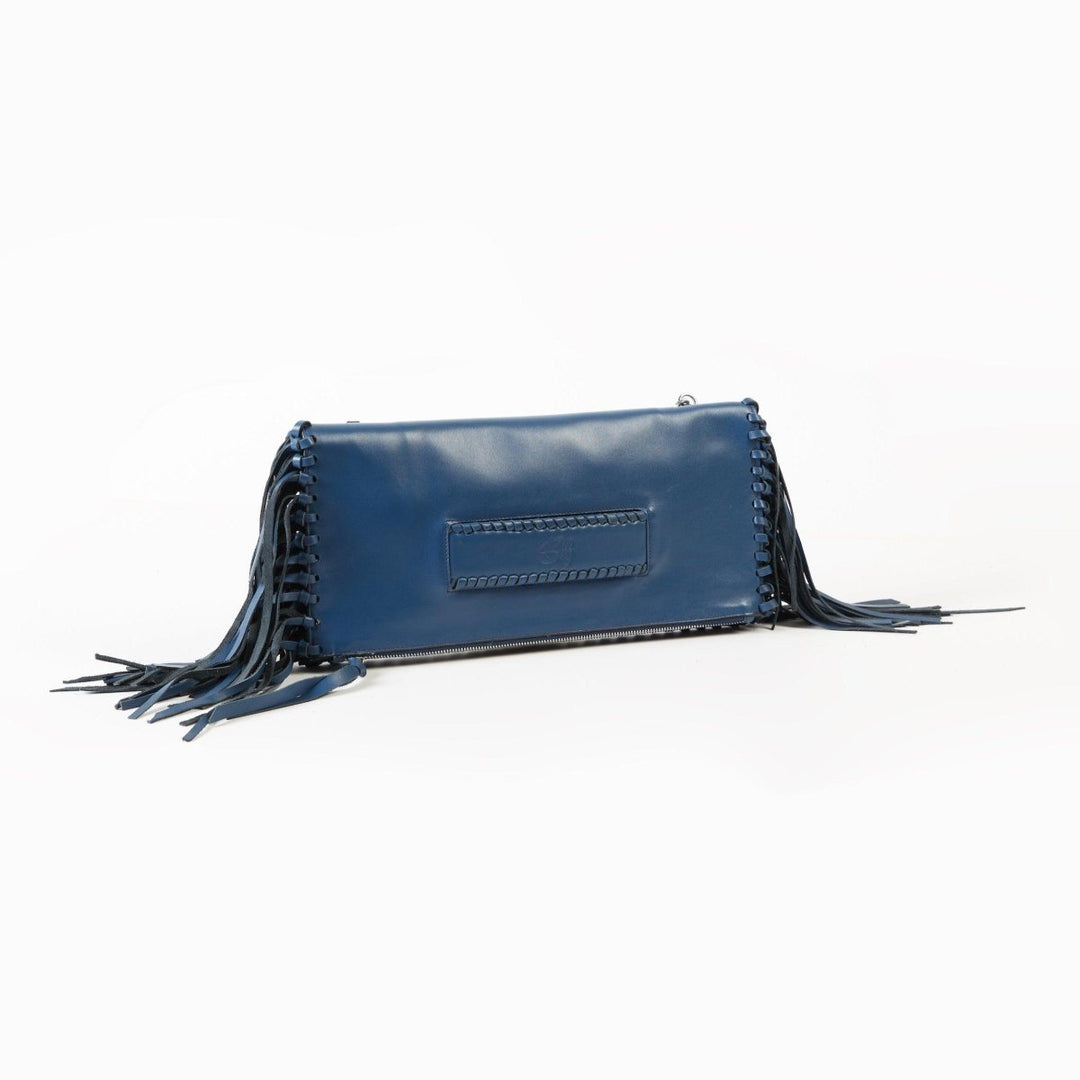 BooBag - BooFringed Navy - Clutch