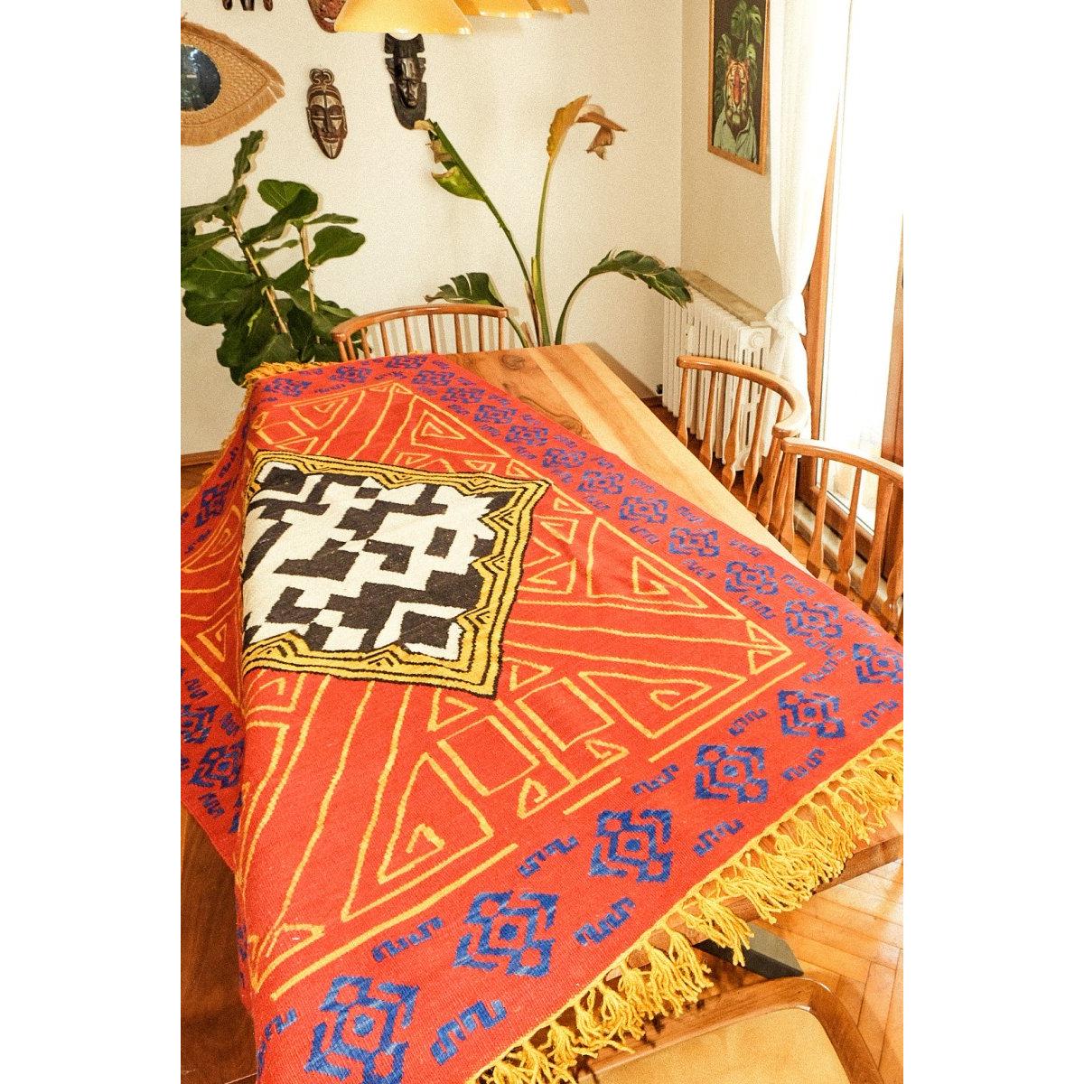 QR Anadolu Yünü El Dokuması Kilim No: 1