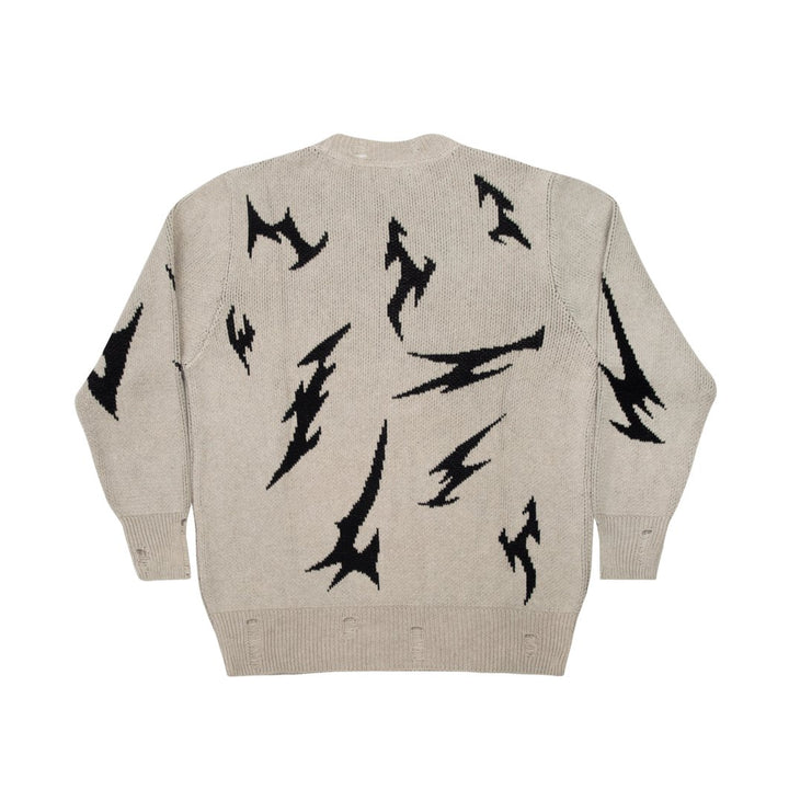 Death is Easy - Unisex Tribal Tattoo Knitted Sweater - Kazak