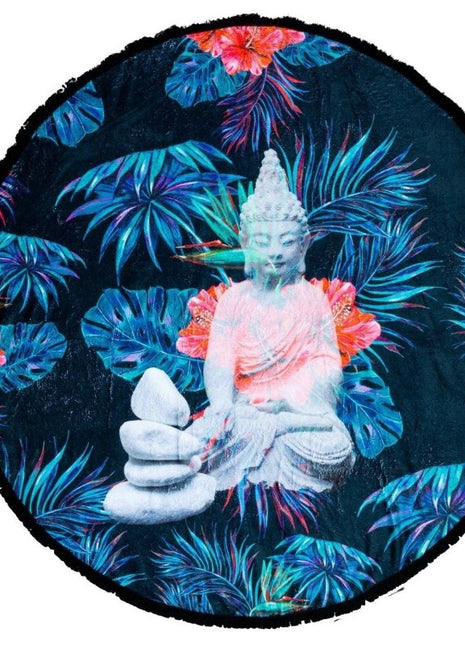 did. Antique - Samyaksam Buddha Yuvarlak Havlu - Havlu
