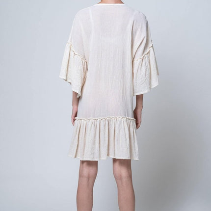 Dut Project - Juru - Şile Bezi Elbise - Elbise