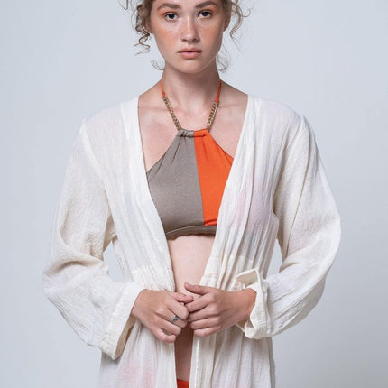 Dut Project - Lara - Şile Bezi Kimono - Kimono