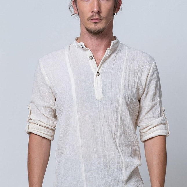 Dut Project - Salda - Şile Bezi Tişört - Erkek Gömlek