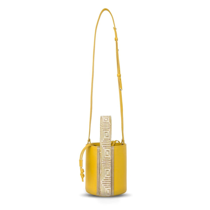 D'ylla Atelier - Lena Bucket Bag Mustard - Omuz Çantası