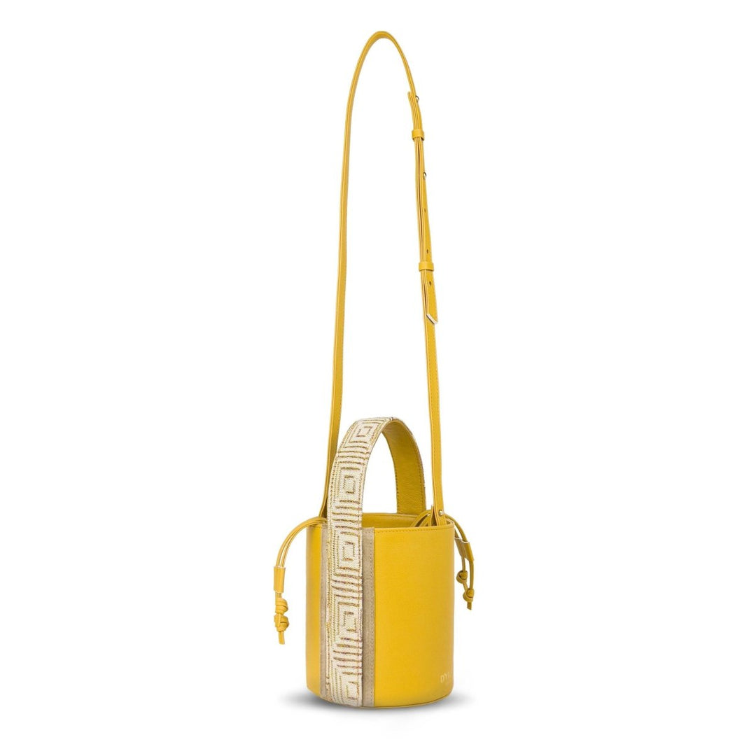 D'ylla Atelier - Lena Bucket Bag Mustard - Omuz Çantası