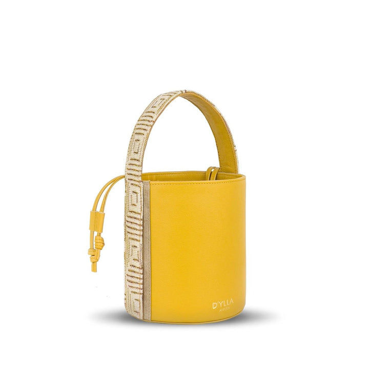 D'ylla Atelier - Lena Bucket Bag Mustard - Omuz Çantası