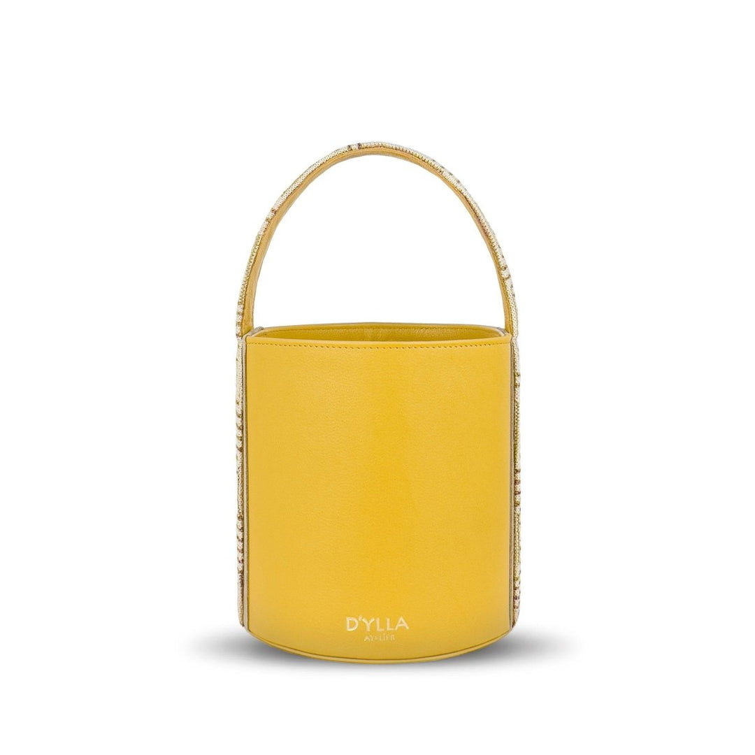 D'ylla Atelier - Lena Bucket Bag Mustard - Omuz Çantası