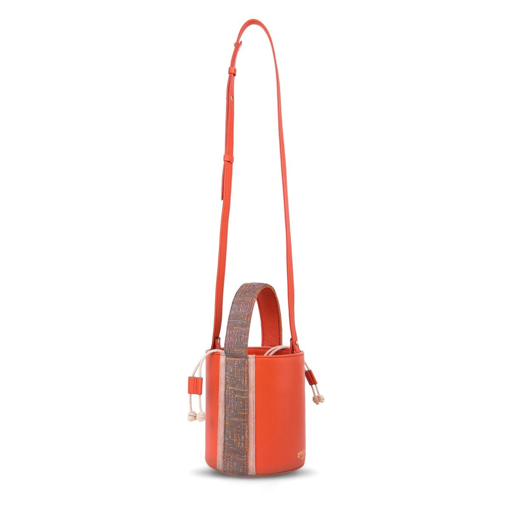 D'ylla Atelier - Lena Bucket Bag Pomegranate - Omuz Çantası