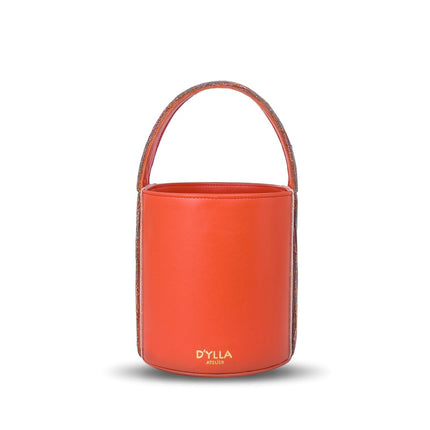 D'ylla Atelier - Lena Bucket Bag Pomegranate - Omuz Çantası