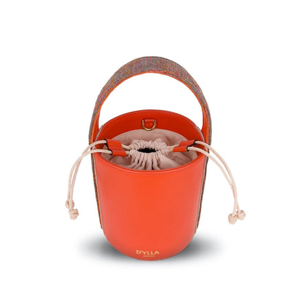 D'ylla Atelier - Lena Bucket Bag Pomegranate - Omuz Çantası
