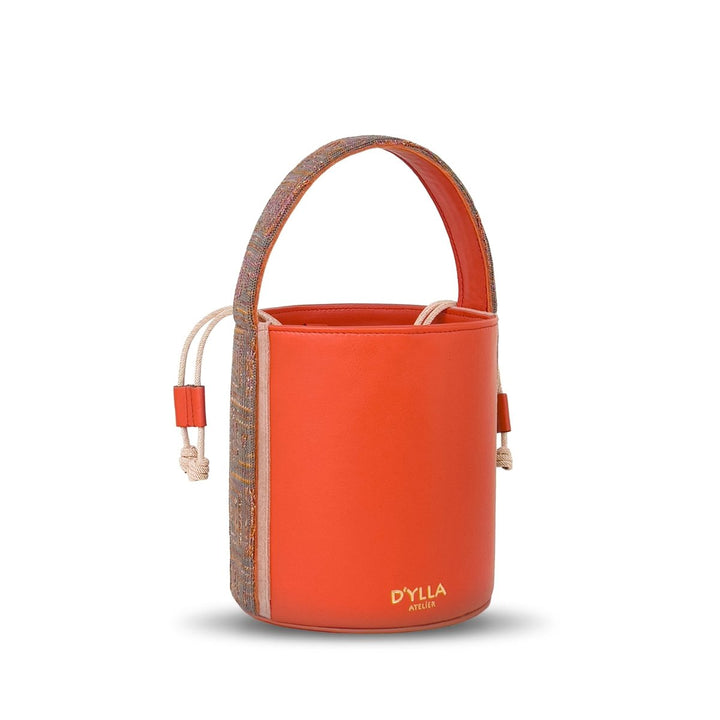 D'ylla Atelier - Lena Bucket Bag Pomegranate - Omuz Çantası