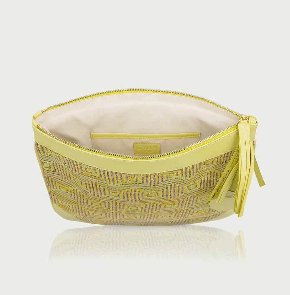 D'ylla Atelier - Munch Mithra Lemon Clutch bag - El Çantası