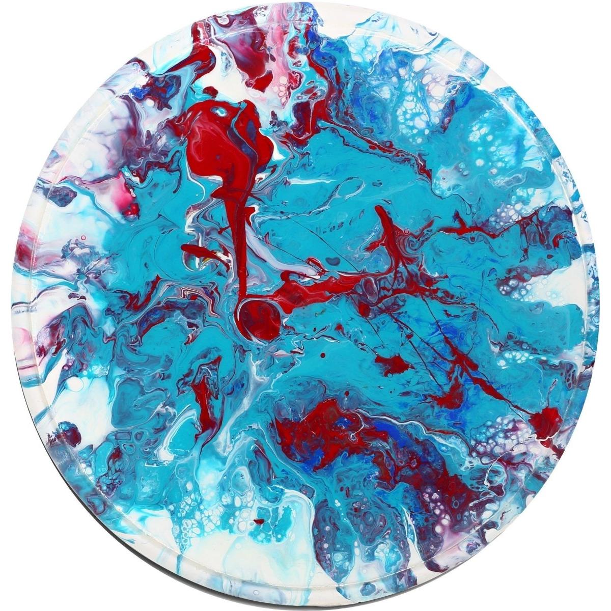 Jelly II - 2'li Set Epoksi Boyama 21 cm Soyut Tablolar