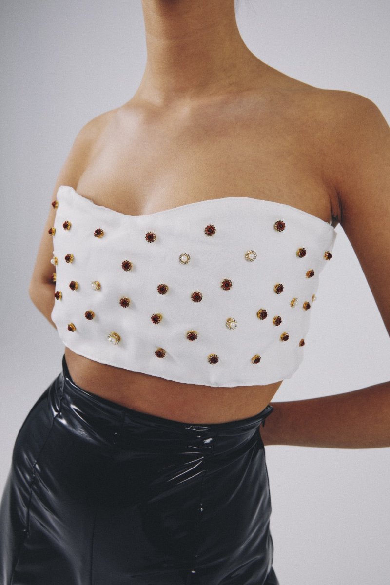 EUDOIMONIA - Rose Crop Top - Crop Top