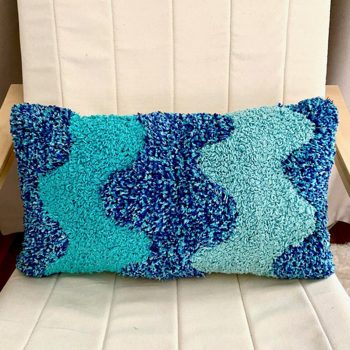 FILLE A FILLE DESIGN STUDIO - Blue Pillow - Yastık & Kırlent