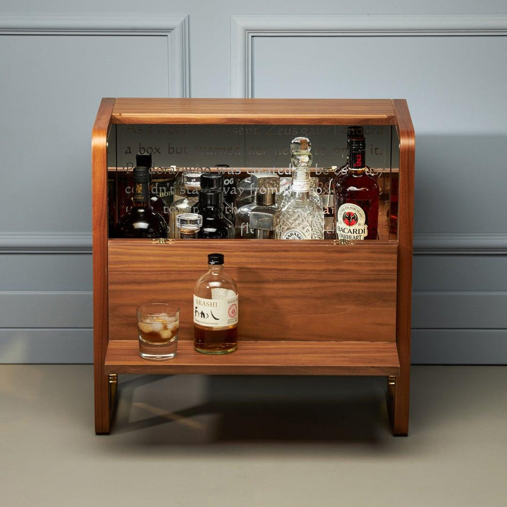 Pandora Sehpa Kullanımlı Mini Bar - İçki Dolabı