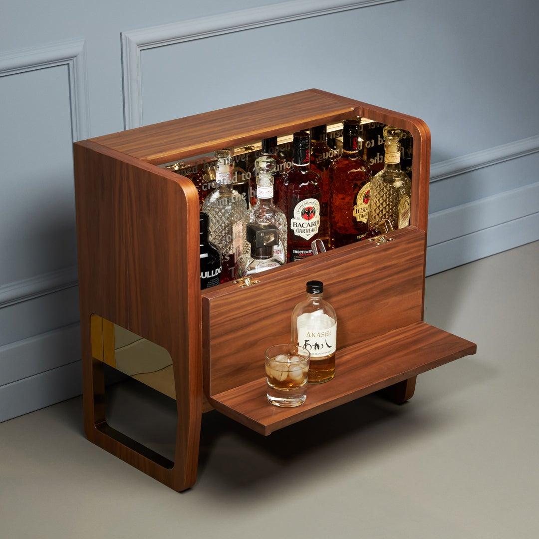 Pandora Sehpa Kullanımlı Mini Bar - İçki Dolabı