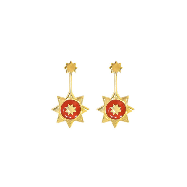 Gui Jewellery - Nova Küpe Kırmızı - Küpe