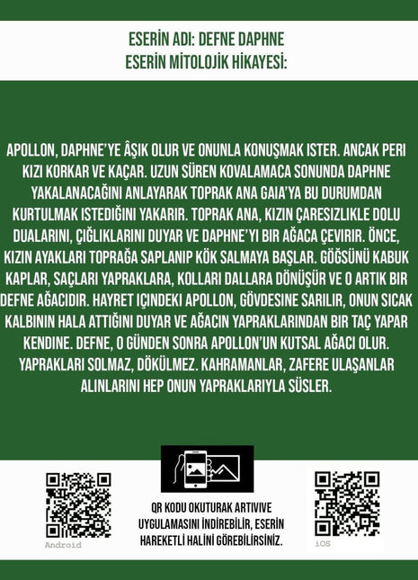 Gül Çetin - Defne Daphne Kanvas Baskı - Kanvas Baskı