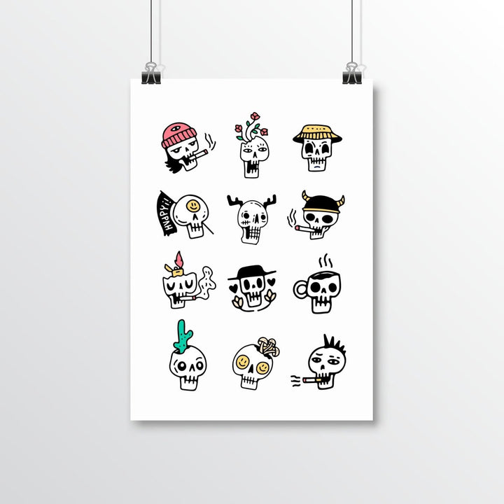 Helal Merch - Calaveras Poster - Poster