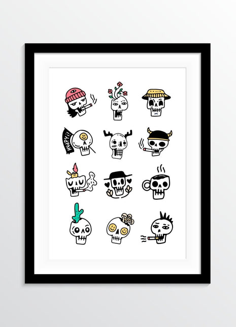 Helal Merch - Calaveras Poster - Poster
