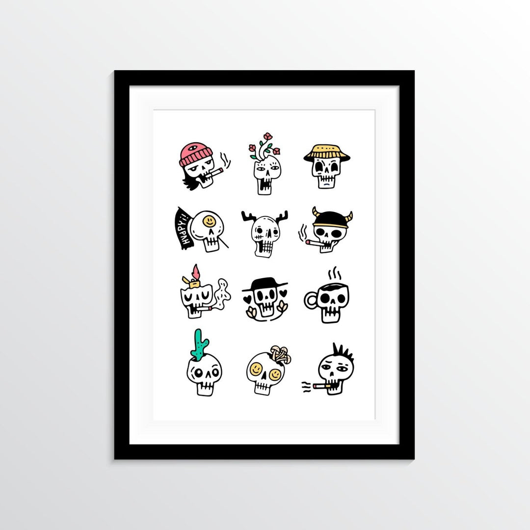 Helal Merch - Calaveras Poster - Poster