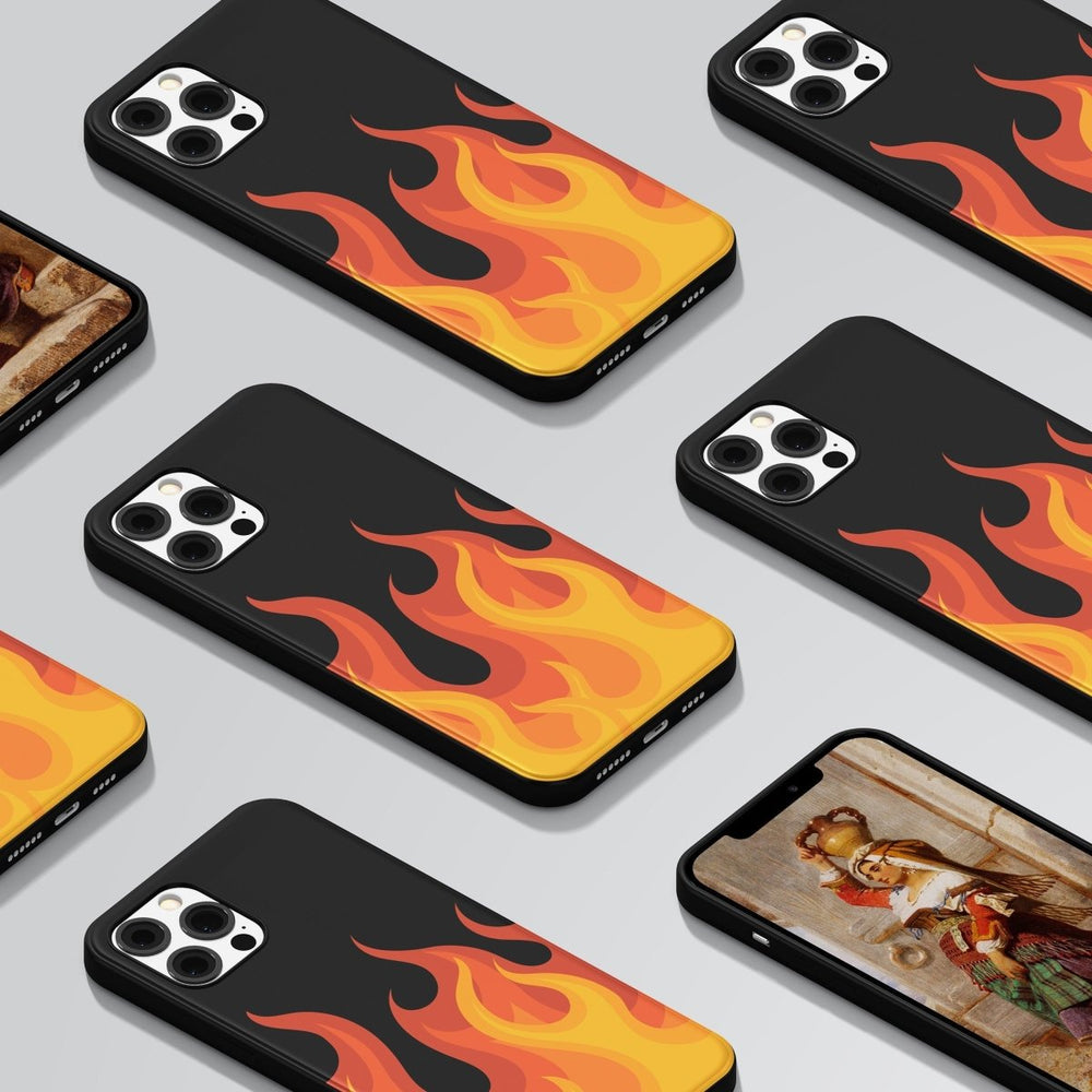 Helal Merch - Flame de la Flame Iphone Telefon Kılıfı - Telefon Kılıfı