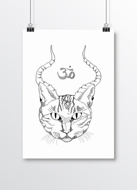 Helal Merch - Purrfound Poster - Poster