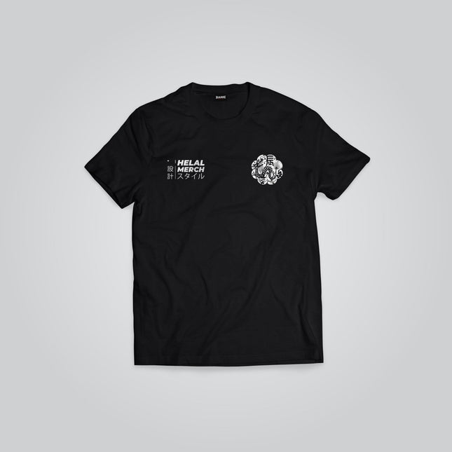 Helal Merch - Unisex Kara Kaplan Yılı Tişört - Tişört