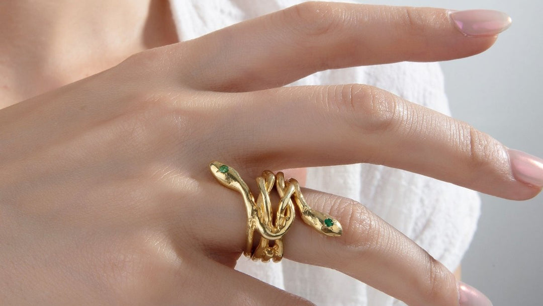 HESPERIDES JEWELRY - Caduceus Ring - Yüzük