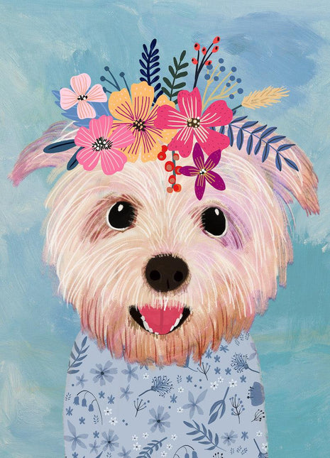 Hueppi - The Blooming Puppy Halı - Kilim & Halı