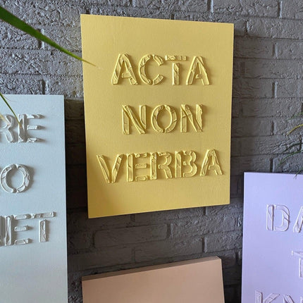 Kara Vox - ACTA NON VERBA - Tablo