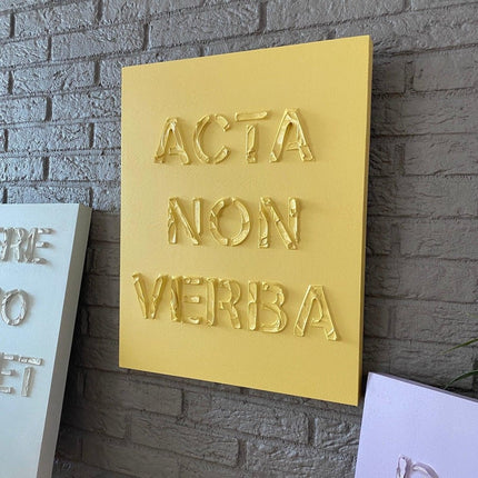 Kara Vox - ACTA NON VERBA - Tablo