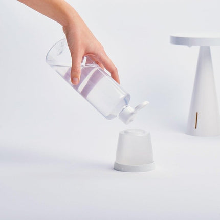 Lexon - Lexon Mano Sensörlü Aydınlatmalı Dezenfektan Dispanseri - Beyaz - Sabunluk