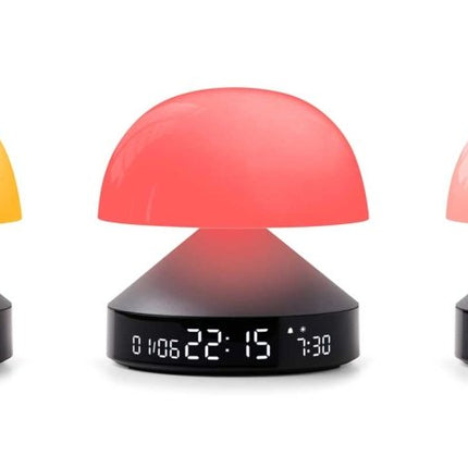 Lexon - Lexon Mina Sunrise Alarm Saatli Gün Işığı Simulatörü & Aydınlatma - Metalik Gri - Led Lamba