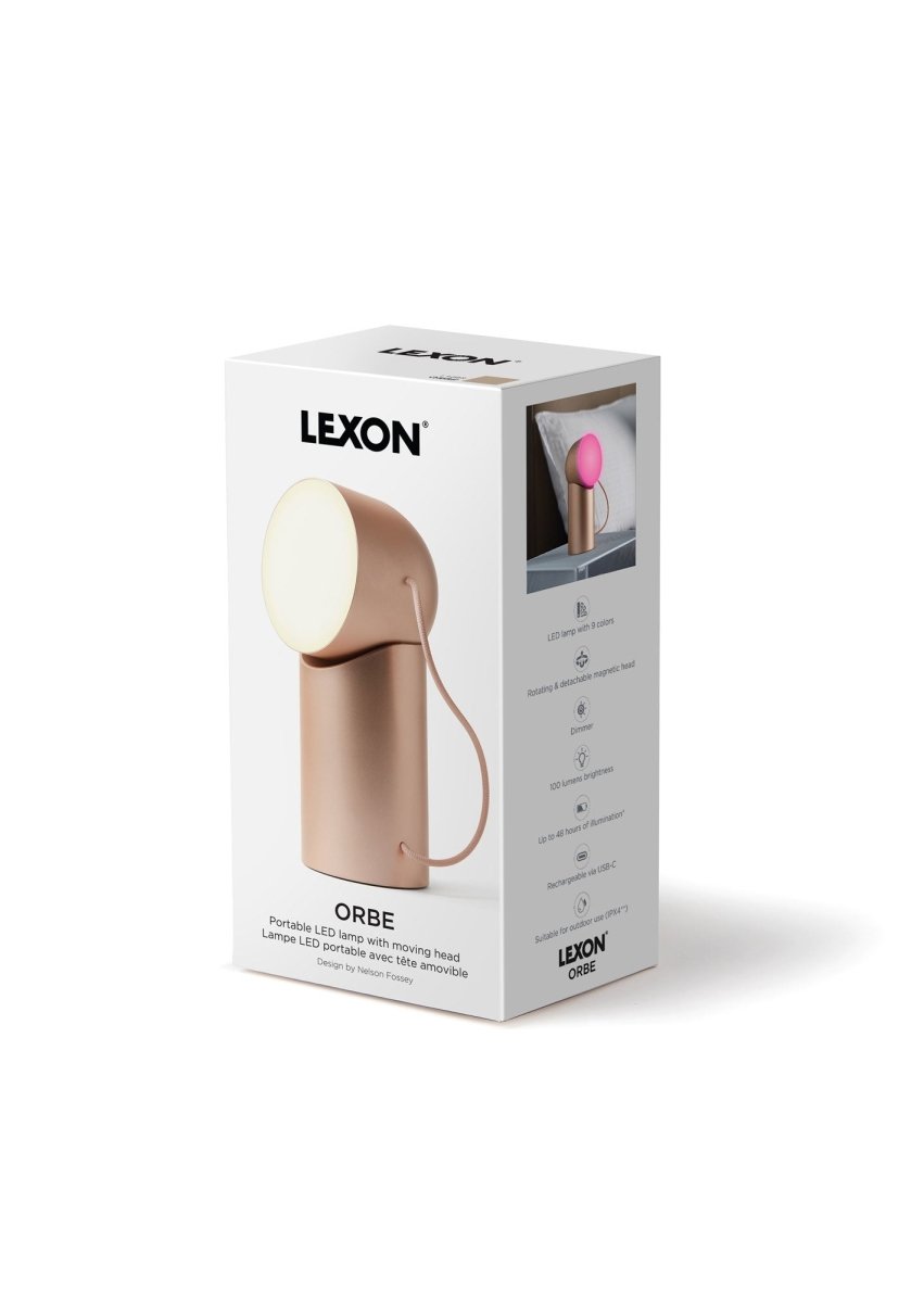 Lexon - Lexon Orbe Led Aydınlatma Dore - Masa Lambası