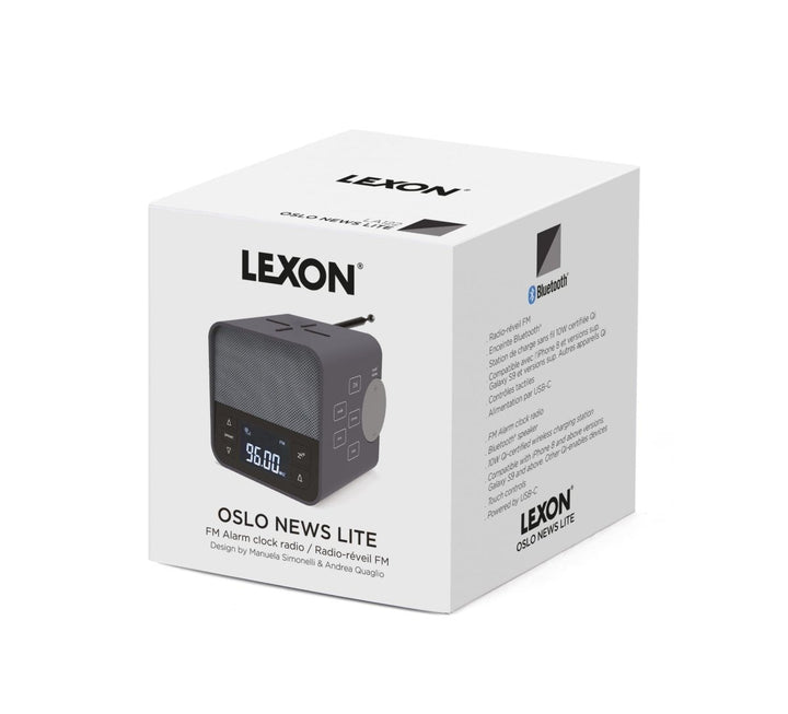 Lexon - Lexon Oslo News Lite Bluetooth Hoparlör Radyo - Şarj Cihazı