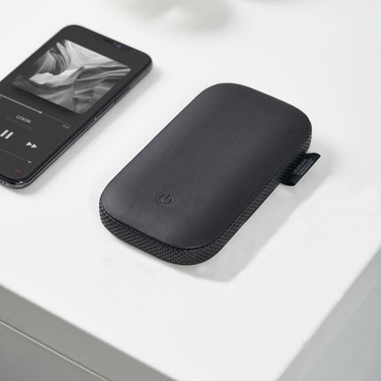 Lexon - Lexon Powersound Kablosuz Şarj Cihazı ve Bluetooth Hoparlör- Siyah - Hoparlör